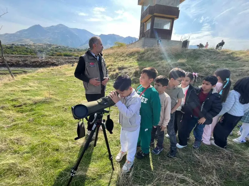 İsmetpaşa İlkokulu Öğrencileri Elazığ'da Doğa ve Kuş Gözlemciliği Etkinliğine Katıldı