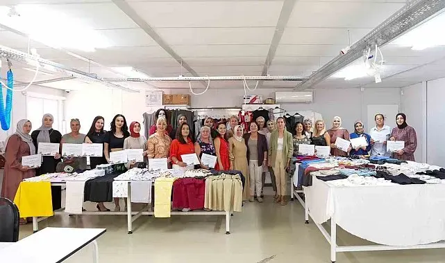 Didim Belediyesi Moda Tasarım ve Temel Dikiş Eğitimi yıl sonu etkinliği gerçekleştirildi