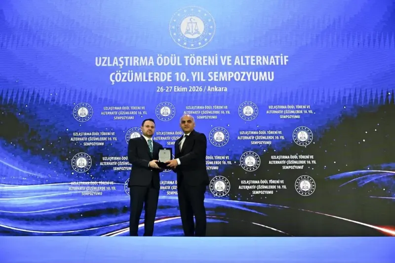 Van Cumhuriyet Başsavcısına Ankara’da Uzlaştırma Ödülü