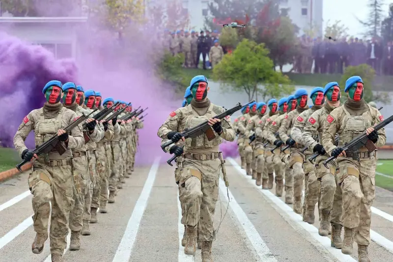 Safranbolu Jandarma Komando Eğitim Merkezi'nde Mezuniyet Heyecanı