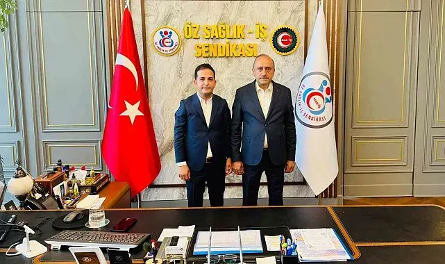 Başkan Aküzüm, HAK-İŞ Genel Başkan Yardımcısı Sert ile bir araya geldi