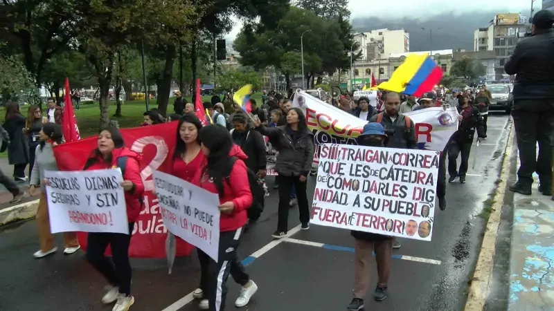Ekvador’da Hükümet Karşıtı Gösteriler Başkentte Protesto Edildi