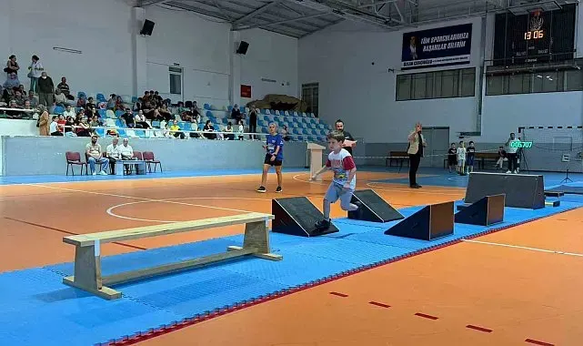 Okul Sporları Parkur Cimnastik Müsabakaları Nazilli'de yapıldı