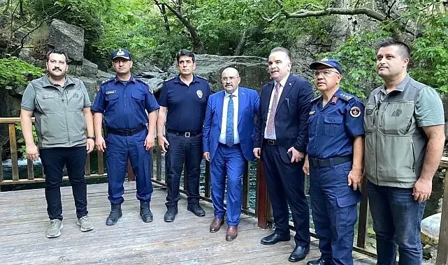 Balıkesir Valisi İsmail Ustaoğlu Kazdağı Milli Parkı Hasanboğuldu alanında incelemelerde bulundu