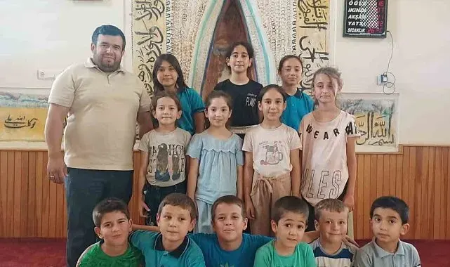 Koçarlı'da öğrenciler camide buluştu