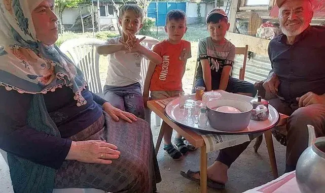 Minik kalplerden vefa dolu ziyaret