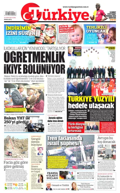 Türkiye manşeti