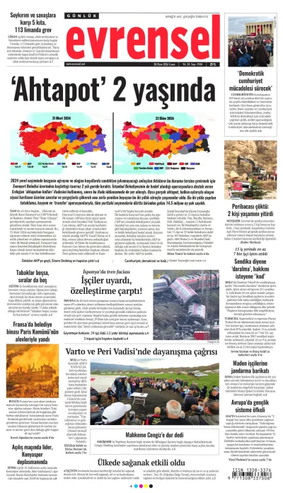 Evrensel manşeti