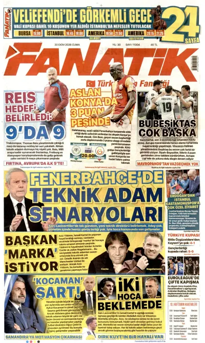 Fanatik manşeti