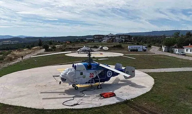 Çanakkale'de ateş savaşçıları 1 İHA, 4 Uçak, 6 Helikopter, 89 arazöz ve 1123 personel ile yangın sezonuna hazır