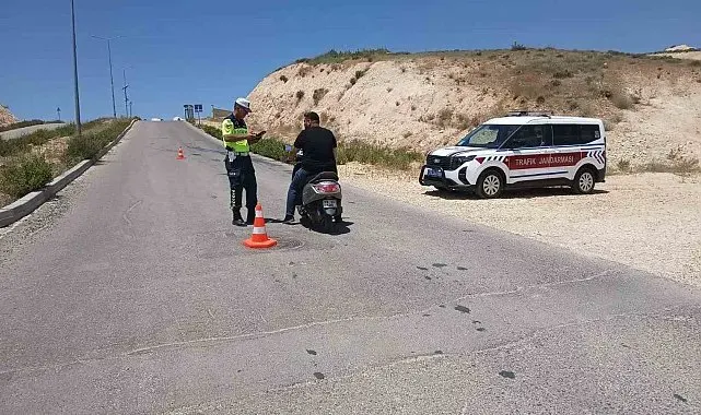 Kilis'te motosiklet sürücülerine özel denetim