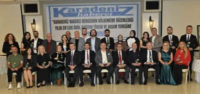 Karadeniz Haberci Dergisi Tarafından Düzenlenen Yılın Enleri Ödülleri Sahiplerini Buldu