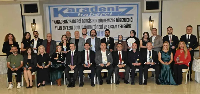 Karadeniz Haberci Dergisi Tarafından Düzenlenen Yılın Enleri Ödülleri Sahiplerini Buldu