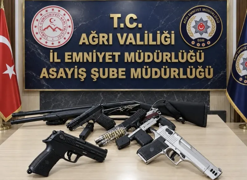 Ağrı'da Son Bir Haftada Gerçekleştirilen Operasyonlarda On Altı Şüpheli Yakalandı