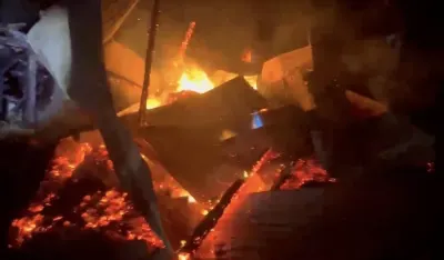 Osmaniye Sumbas'ta Çıkan Samanlık Yangını Söndürüldü