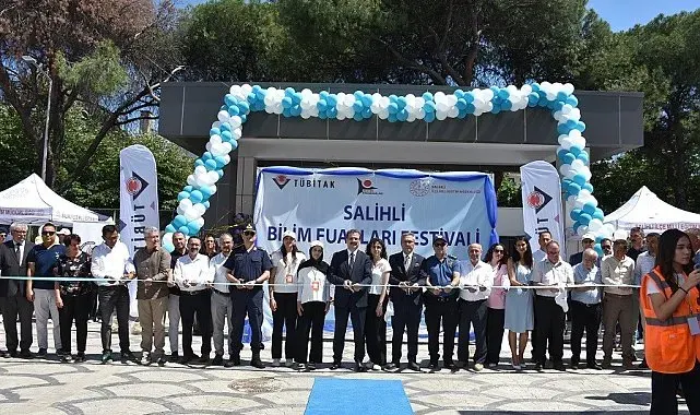 Salihli Bilim Fuarları Festivali açıldı