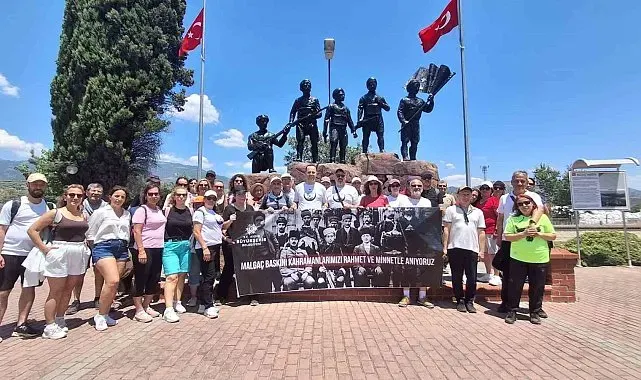 Aydın'da Malgaç Baskını'nın yıl dönümünde anlamlı yürüyüş