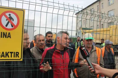 Kayseri'deki Kartal Kavşağı Projesinde Maaş Krizi