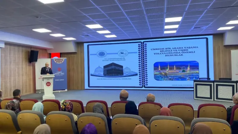 Denizli'de 186 Umre Yolcusuna Bilgilendirme Semineri Verildi