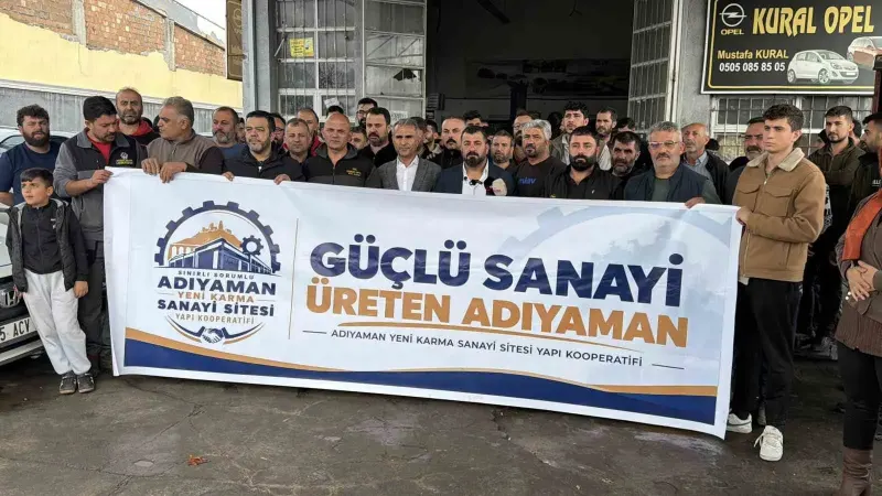 Adıyaman Esnafından Yeni Sanayi Sitesi İçin Tarihi Adım