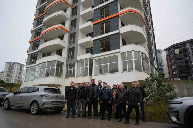 Samsun'da Müteahhit ve Kooperatif Anlaşmazlığı 80 Aileyi Mağdur Etti