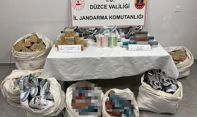 Kargo gönderiminden kaçak ürün çıktı