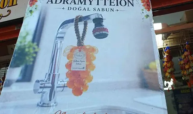Burhaniye'de Salkım Sabun ilgi gördü