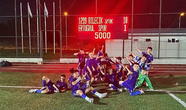 U12 Gençler Ligi'nde 1299 Bilecik Spor Kulübü gol oldu yağdı