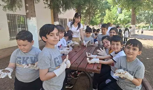 Doğa dostu GKV'li miniklerden tabiata dokunuş