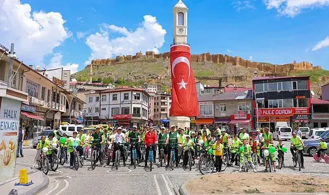Bayburt'ta sağlıklı yaşam için pedallar çevrildi