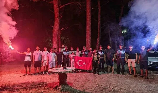 Jandarma ekiplerine kavga ihbarlı sürpriz kutlama