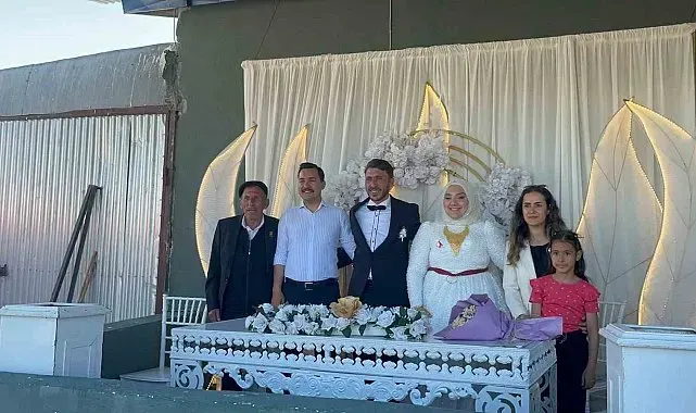 Kaymakam Demirtaş, Gelekçi ailesinin mutluluğuna ortak oldu