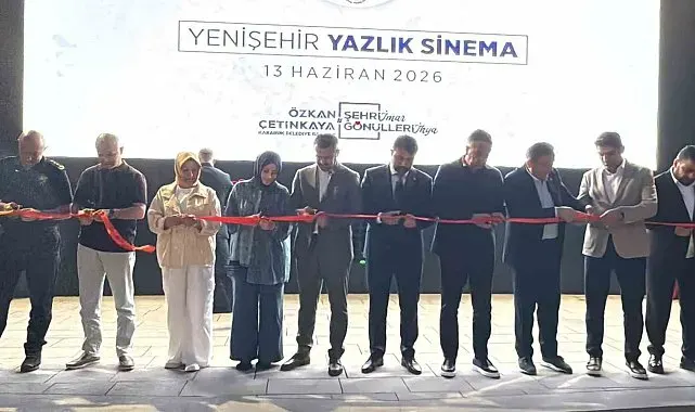 Yenişehir Yazlık Sineması 13 yıl sonra törenle açıldı