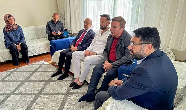 Vali Aydoğdu, babasını kaybeden öğrencinin ailesini ziyaret etti
