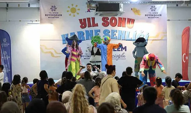 Aydın'da yıl sonu karne şenliği başladı