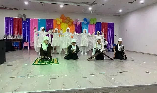Çermikte Kur'an kursu öğrencileri yıl sonu etkinliği düzenledi