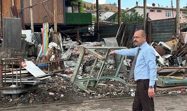 Tosya Belediyesi'nden Oto Sanayi Bölgesi'nde çevre temizliği