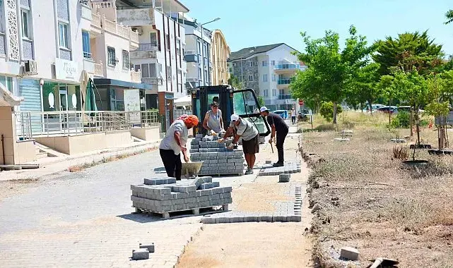 Didim Belediyesi'nden Efeler ve Yeni Mahalle'de yol bakım ve onarım çalışması