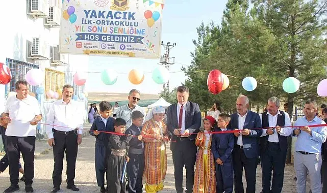 Cizre Yakacık İlk ve Ortaokulunda yıl sonu şenliği