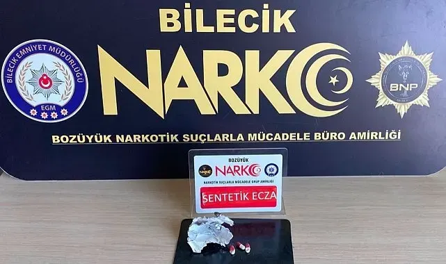 Bilecik'te 'Lyrica' adı verilen uyuşturucu madde ele geçirildi