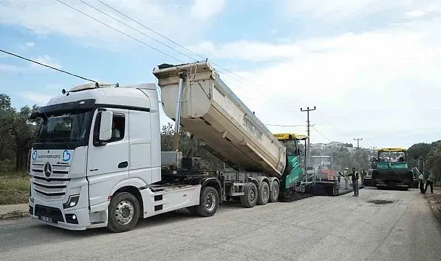 Balıkesir'in dört bir yanında yollara Büyükşehir dokunuşu