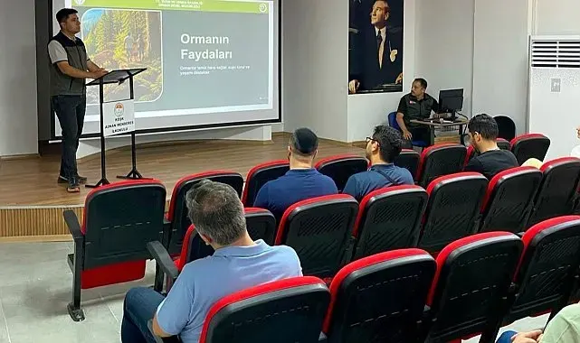 Öğretmenlere yangın farkındalık eğitimi
