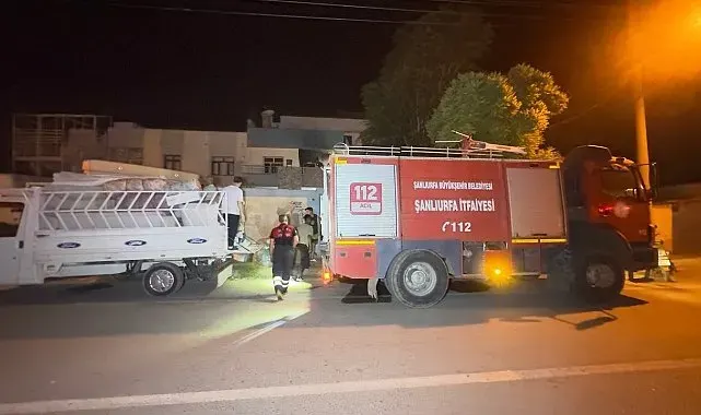 Yükselen alevler mahalleliyi sokağa döktü