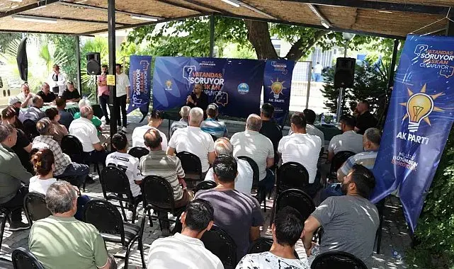 Başkan Arıkan, vatandaşların sorularını yanıtladı