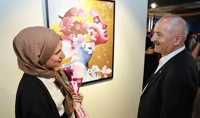 Gebze'de kursiyerlerden "Modern Yansımalar" sergisi