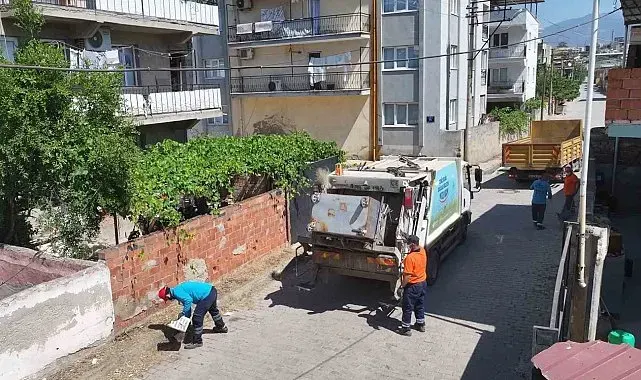 Ovaeymir Mahallesi'nde temizlik çalışması yapıldı