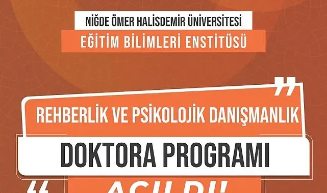 NÖHÜ'de Rehberlik ve Psikolojik Danışmanlık Doktora Programı açıldı