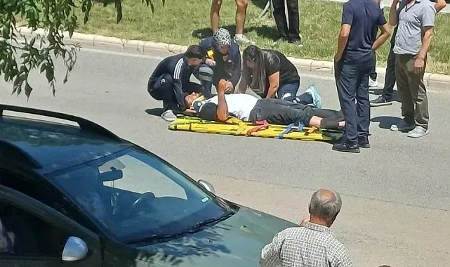 Elazığ'da motosiklet devrildi: 1 yaralı