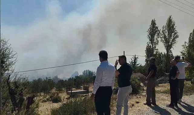 Burdur'da orman yangını