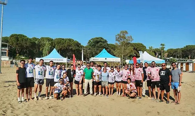 Balıkesir'de Plaj Korfbol Türkiye Şampiyonası yapıldı